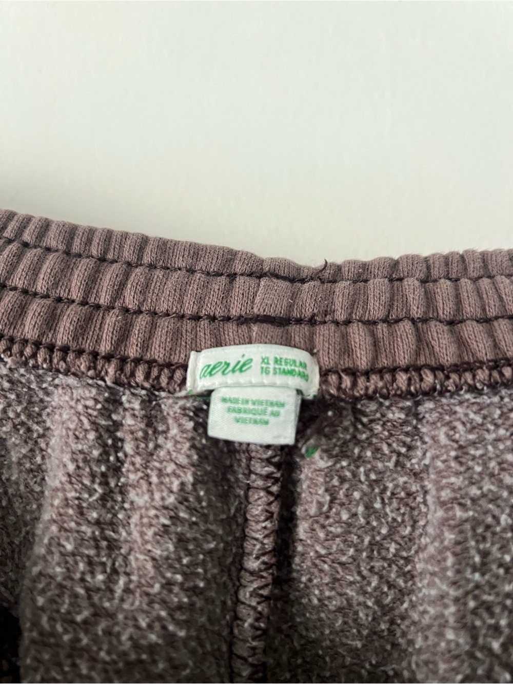 aerie Chocolate Brown Drawstring Jogger Pants - Picture 4 of 4